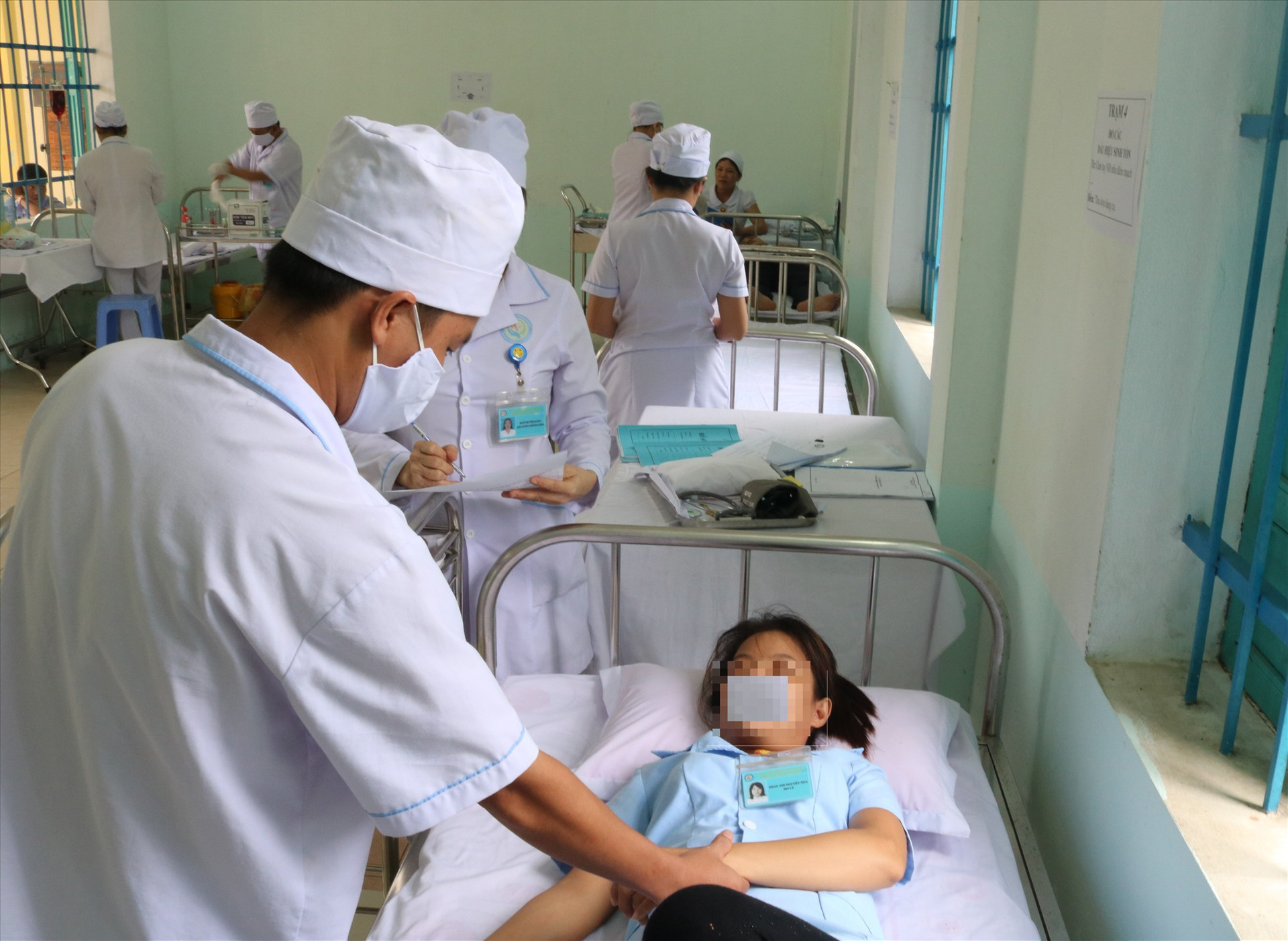 Bệnh viện Tâm thần Quảng Nam đã hình thành khu vực điều trị bệnh nhân Covid-19 tại chỗ. Ảnh: T.T