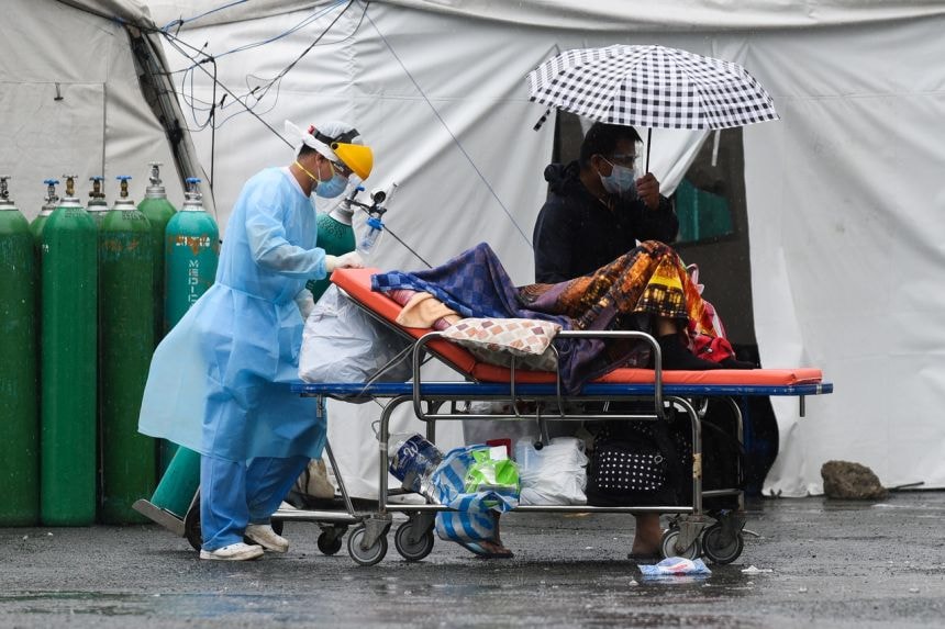Philippines đã ghi nhận kỷ lục ca nhiễm mới trong ngày 11/9, với 26.303 ca. Ảnh: Reuters