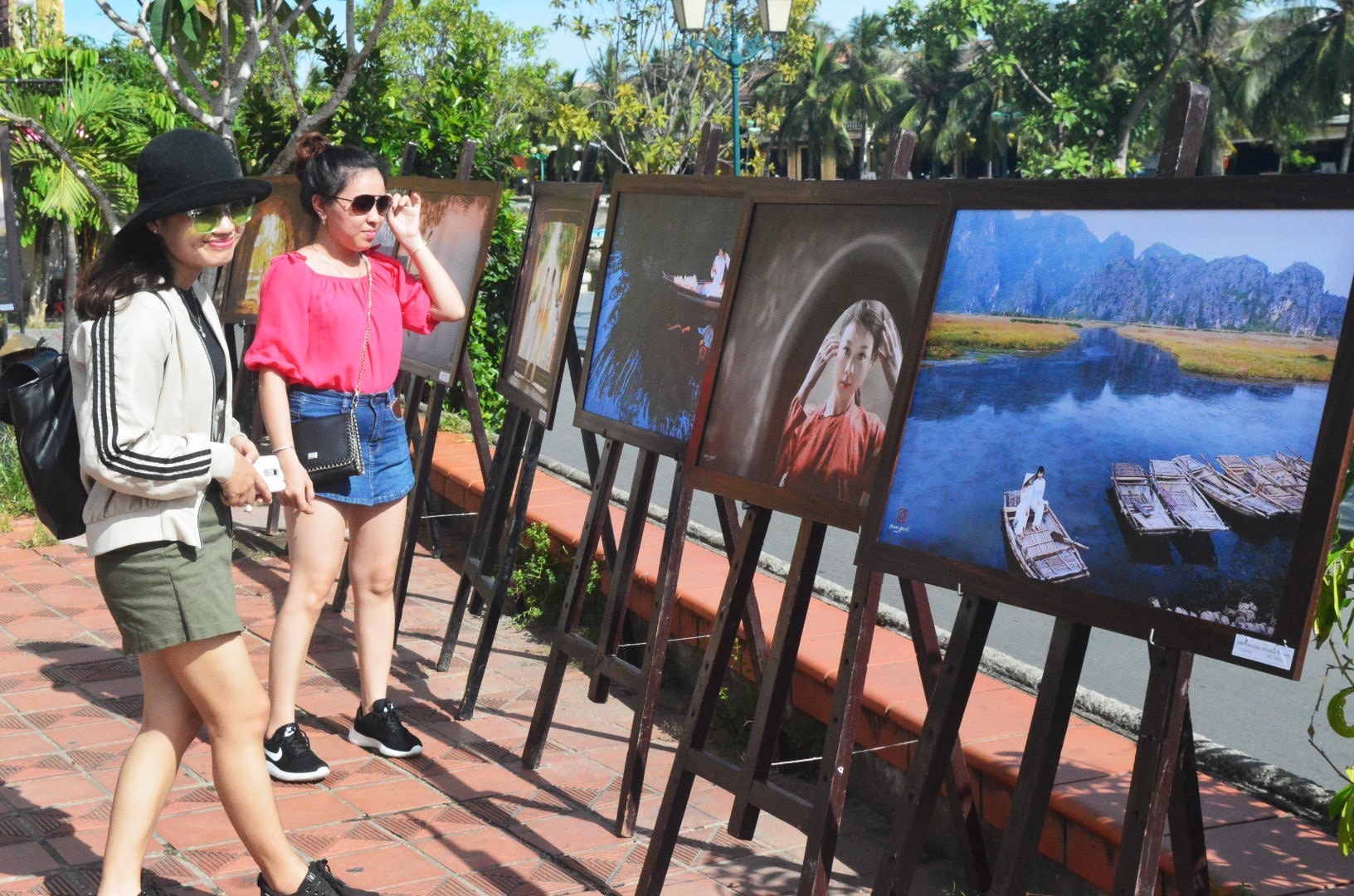 An art exhibition in Hoi An