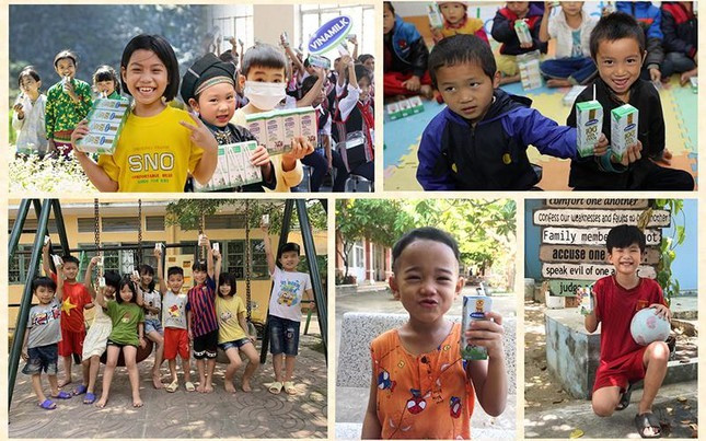 Chiến dịch “Vùng xanh hy vọng” sẽ quyên góp 1 triệu ly sữa trao tặng trẻ em có hoàn cảnh khó khăn do ảnh hưởng của dịch COVID-19. Ảnh: LÊ THANH VY