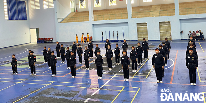 Trung tâm Văn hóa, Thông tin và Thể thao huyện Hòa Vang đăng cai nhiều giải đấu cấp cơ sở và cấp huyện. (Ảnh chụp trước thời gian giãn cách)                         Ảnh: M.H