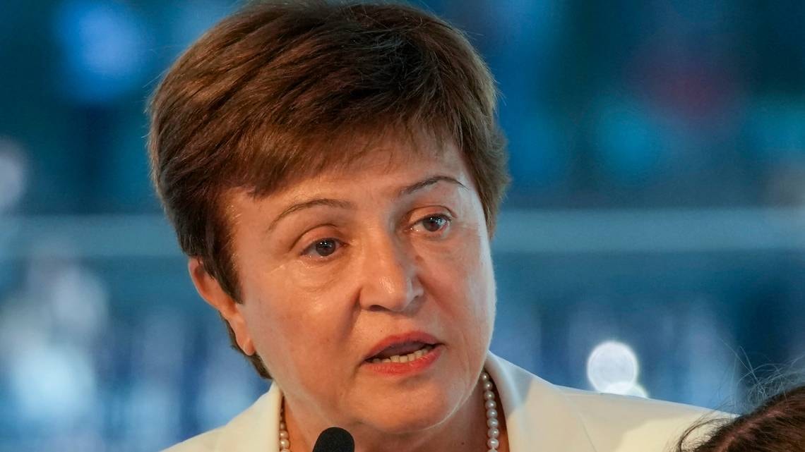 Bà Kristalina Georgieva vẫn tiếp tục lãnh đạo IMF. Ảnh: AP