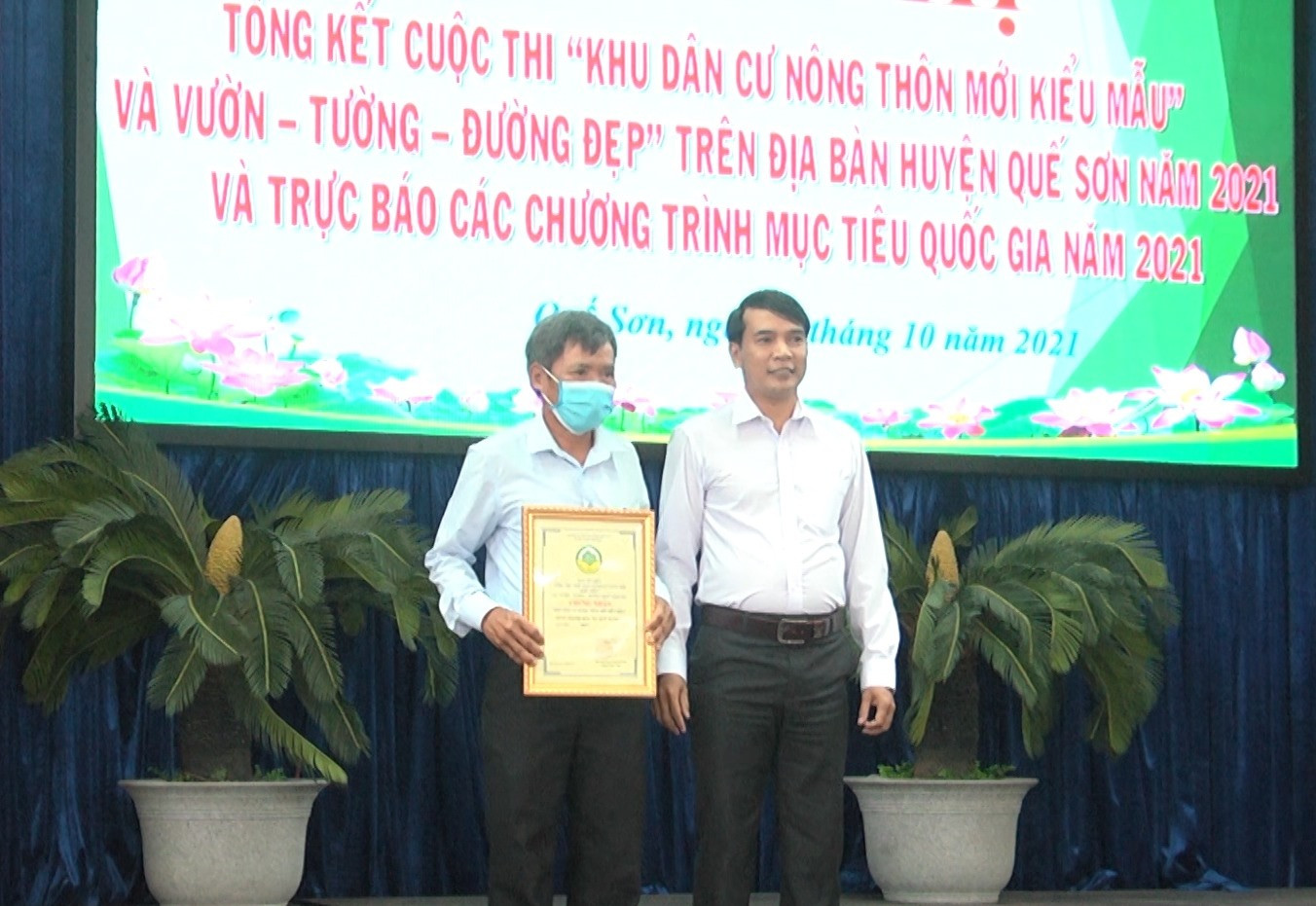 Thôn Thạnh Hòa (xã Quế Xuân 1) đạt giải nhất nội dung thi thi Khu dân cư nông thôn mới kiểu mẫu. ảnh DT