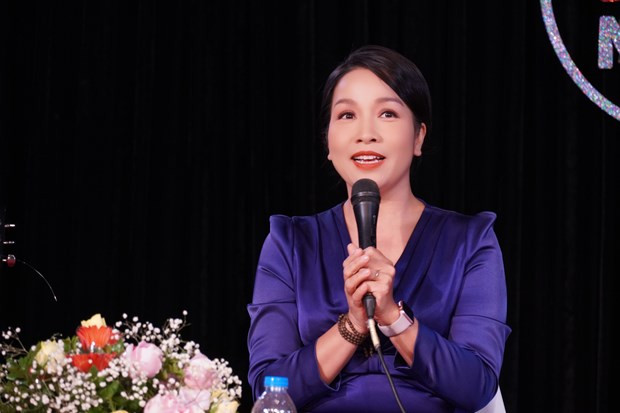 Mỹ Linh chia sẻ về dự án dạy nhạc trực tuyến của mình. (Ảnh: NVCC)