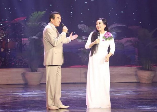 Nghệ sỹ Nhân dân Trung Đức và Thu Hiền.
