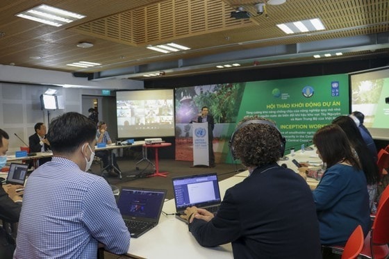 Participants in the project launched on October 15 (Photo: sggp.org.vn)