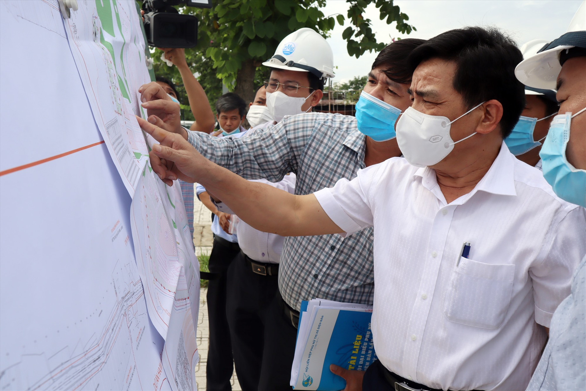 Dự án “Phát triển môi trường, hạ tầng đô thị để ứng phó biến đổi khí hậu TP. Hội An, tỉnh Quảng Nam” đang nằm trong nhóm dự án trọng điểm được tỉnh theo dõi, chỉ đạo đẩy nhanh tiến độ. Ảnh: Q.T