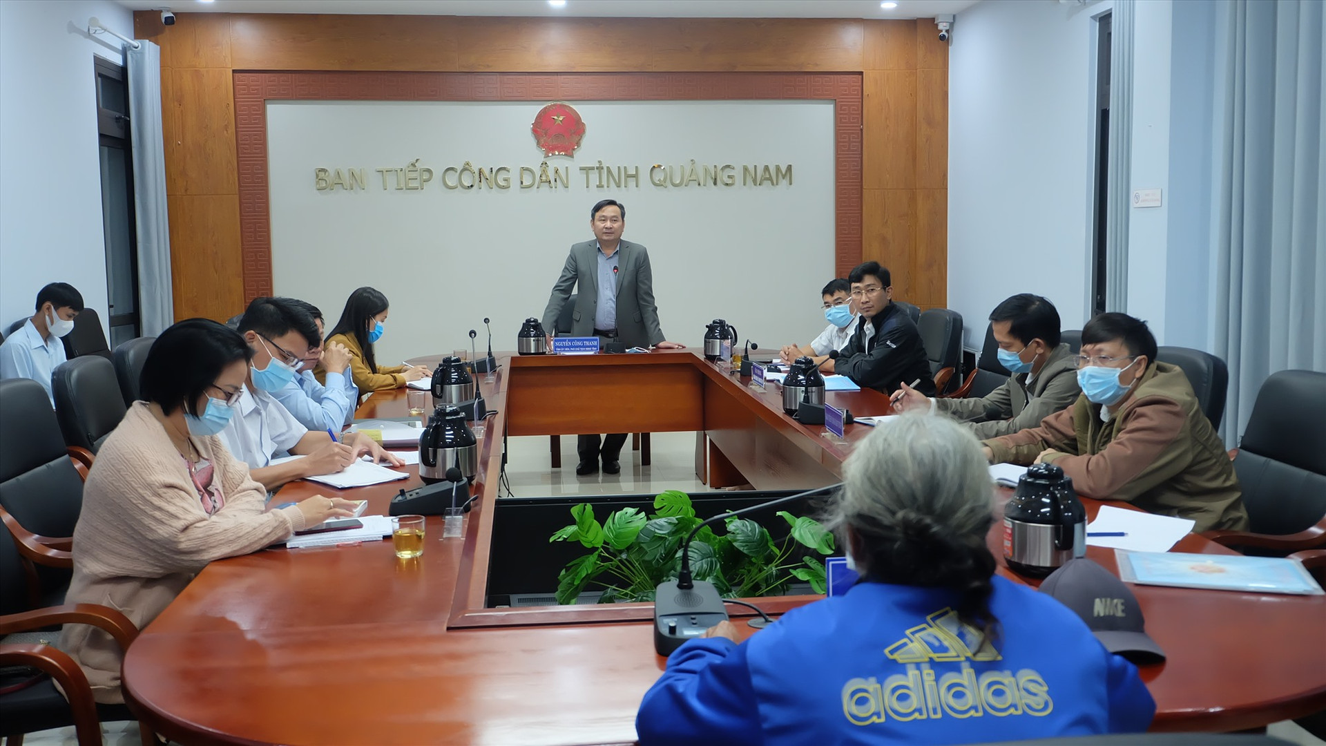 Phó Chủ tịch HĐND tỉnh Nguyễn Công Thanh kết luận buổi tiếp công dân. Ảnh: M.L