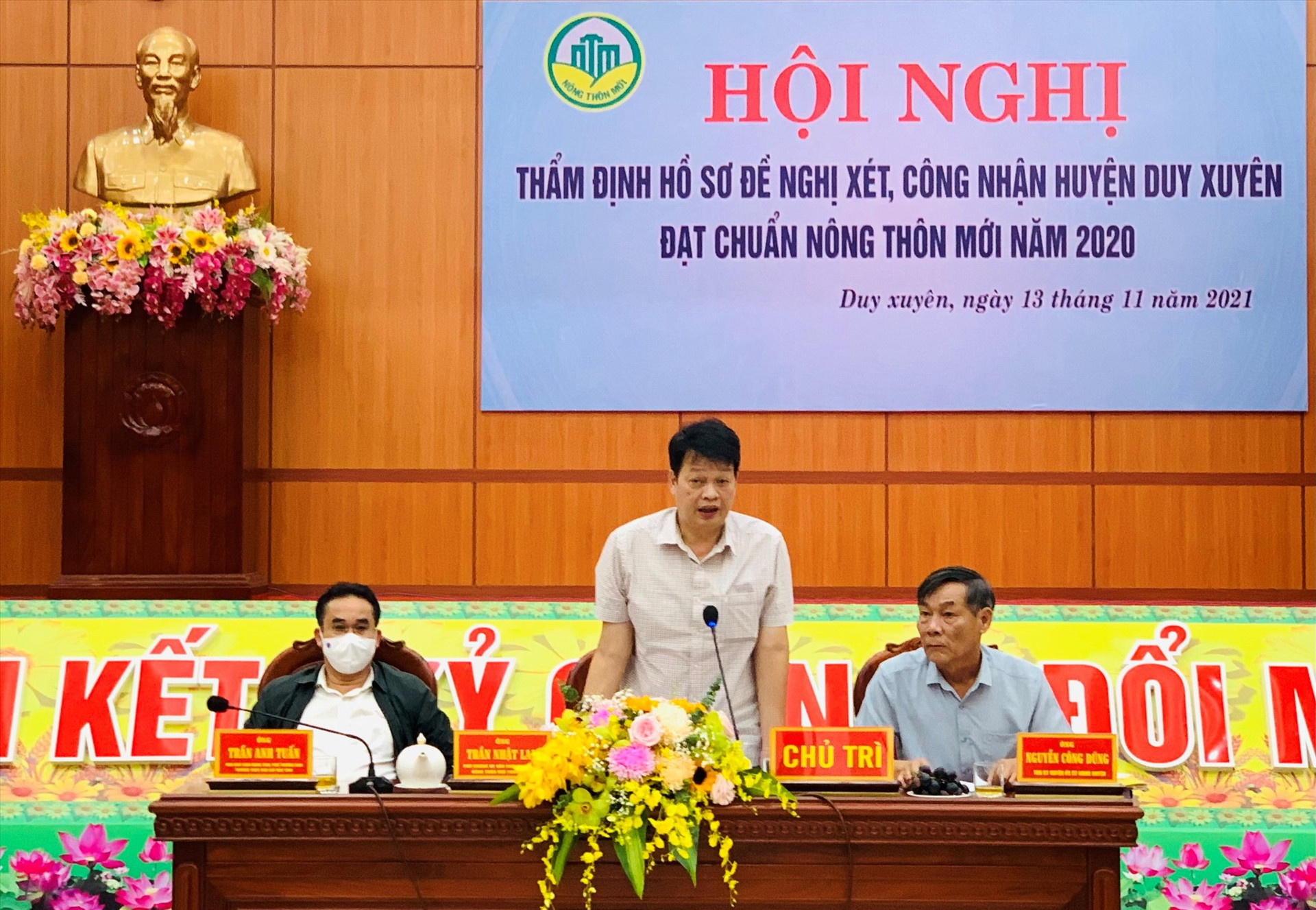Ông Trần Nhật Lam - Phó Chánh Văn phòng Điều phối NTM Trung ương phát biểu tại buổi làm việc. Ảnh: T.S