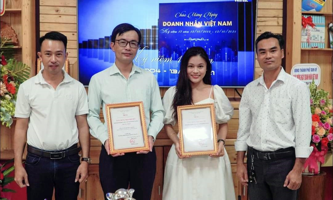 Nguyễn Kiều Bảo Hân tham gia một sự kiện khởi nghiệp.Ảnh: CTV
