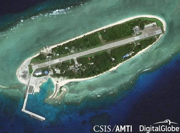 Đảo Ba Bình thuộc quần đảo Trường Sa của Việt Nam - Ảnh: CSIS/AMTI