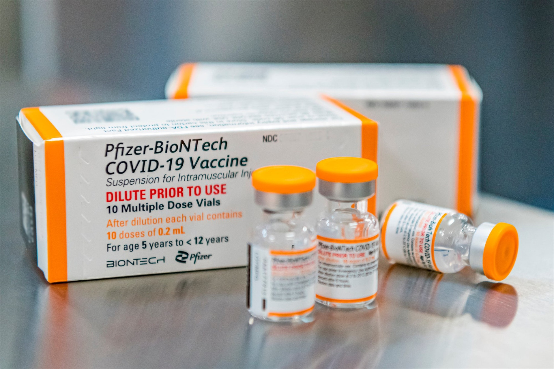 Vắc xin ngừa Covid-19 Pfizer. Ảnh: AP