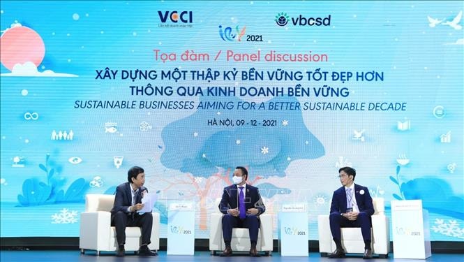 Các đại biểu thảo luận tại Diễn đàn. Ảnh: Tuấn Anh/TTXVN