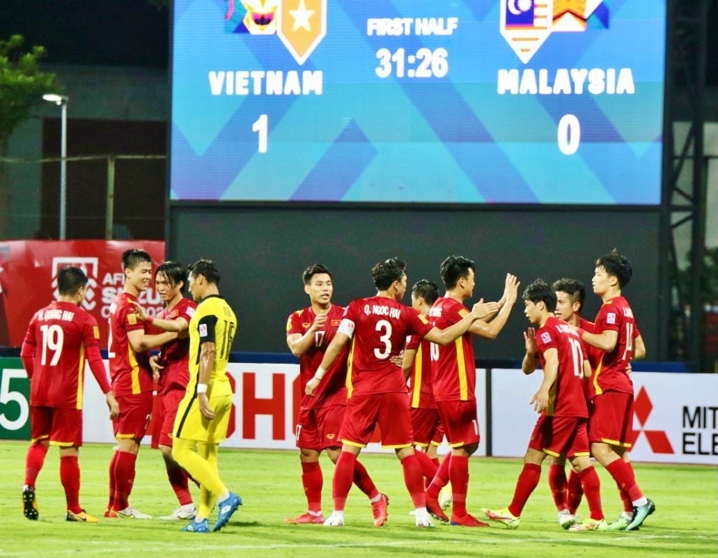 Công Phượng tiếp tục cho thấy duyên ghi bàn khi gặp Malaysia. Ảnh: VFF