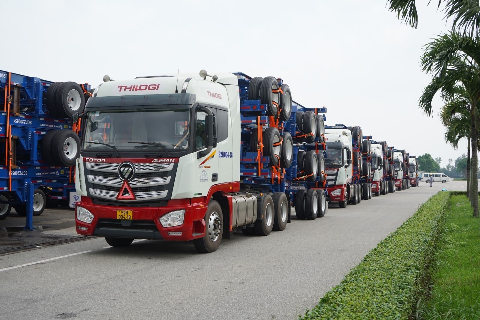 Thaco’s semi-trailers on the way to the US market