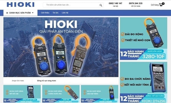 Đại lý cung cấp ampe kìm Hioki giá rẻ chính hãng và chất lượng Hiokivn.com