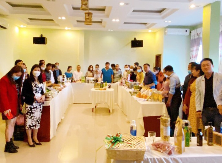 Trung tâm trưng bày sản phẩm khởi nghiệp và OCOP tỉnh và HTX OCOP Quảng Nam.