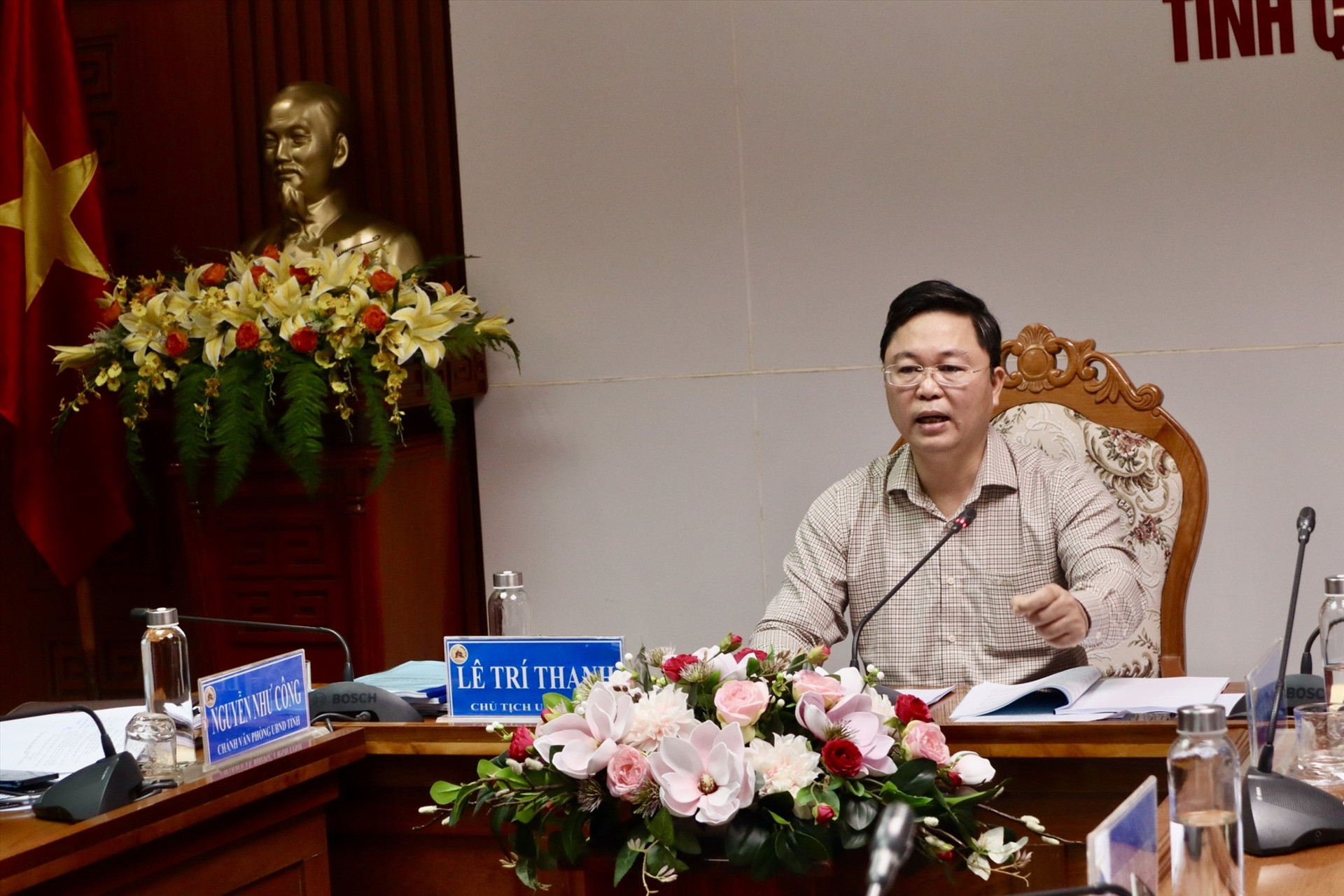 Chủ tịch UBND tỉnh Lê Trí Thanh đề nghị đơn vị tư vấn phải bám