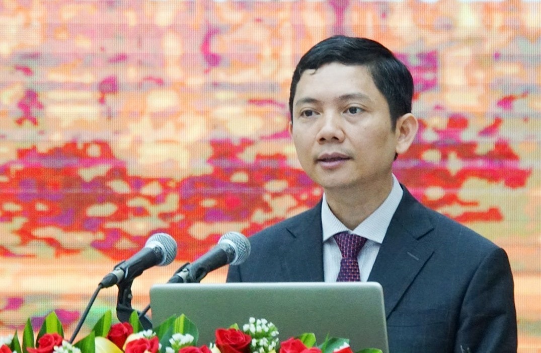 Assoc.Prof.Dr. Bui Nhat Quang, President of Vietnam Academy of Social Sciences at the event