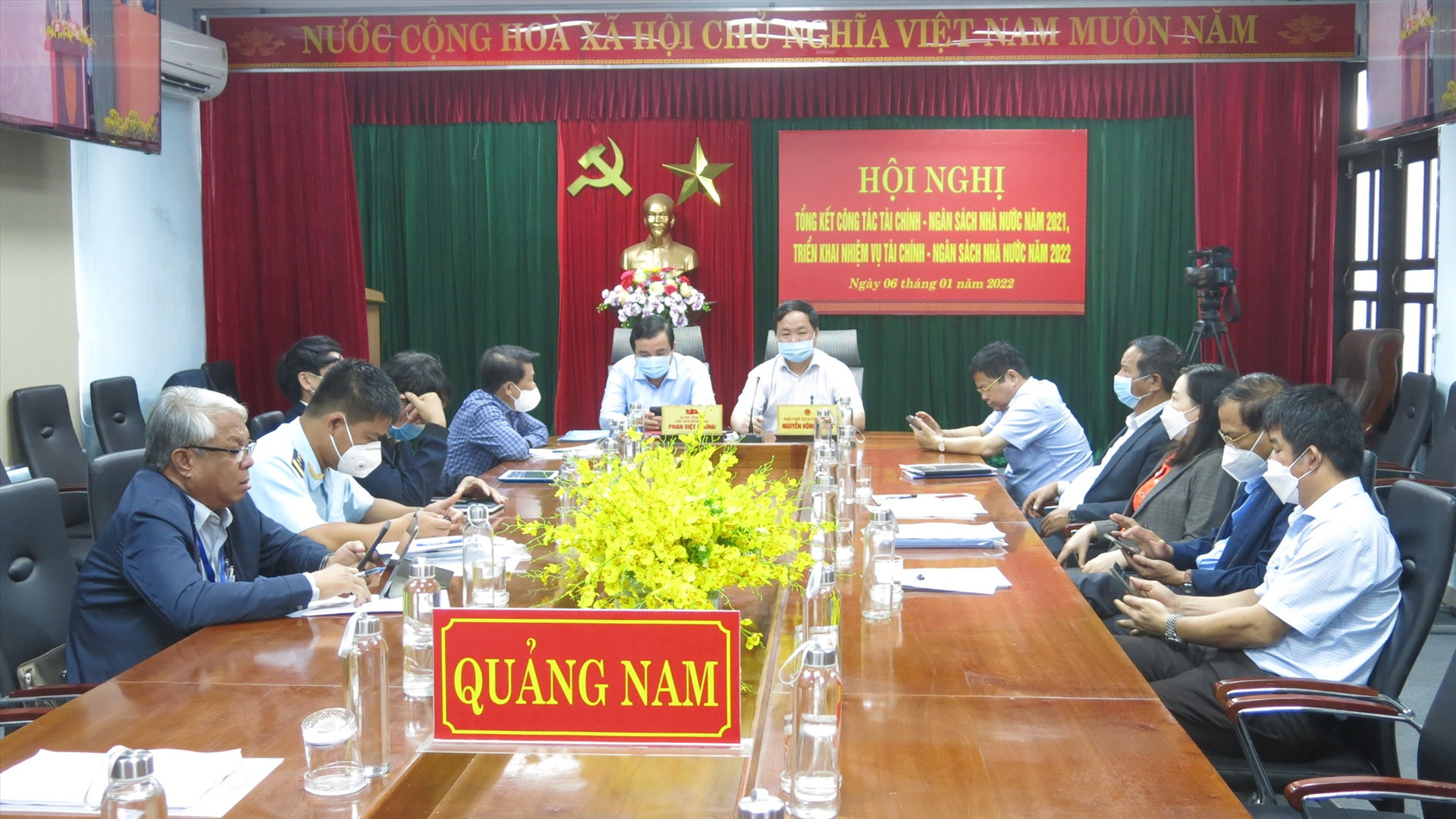 Đầu cầu phiên họp trực tuyến Quảng Nam
