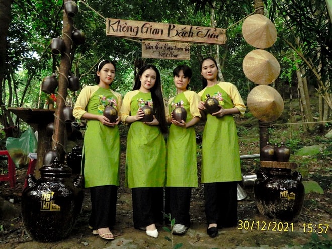 “Không gian Bách tửu” nằm trong Bảo tàng Đồng Đình (phường Thọ Quang, quận Sơn Trà, Đà Nẵng).