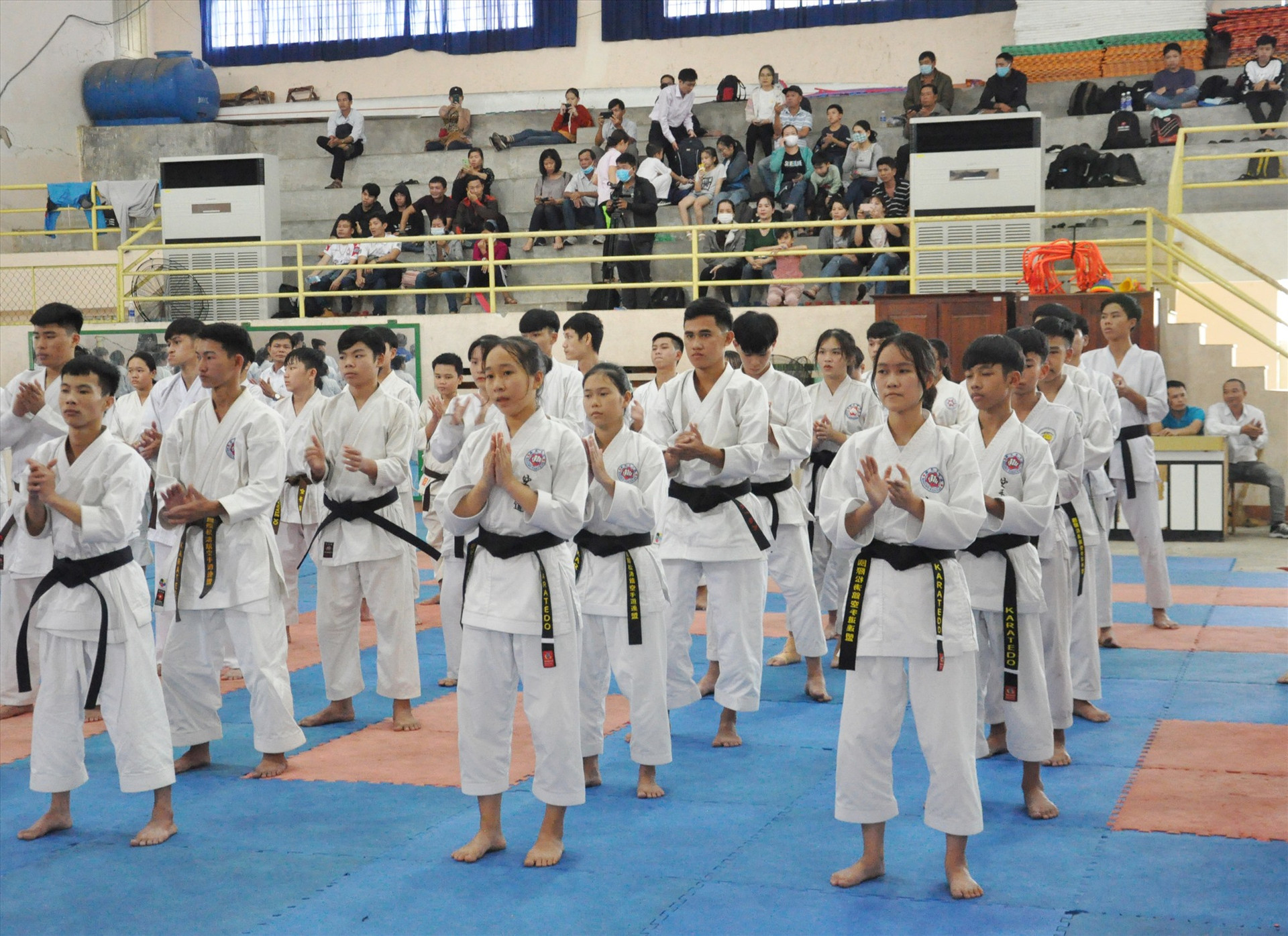 Phong trào Karate hiện phát triển mạnh mẽ tại 14 địa phương trên địa bàn tỉnh. Ảnh: T.VY