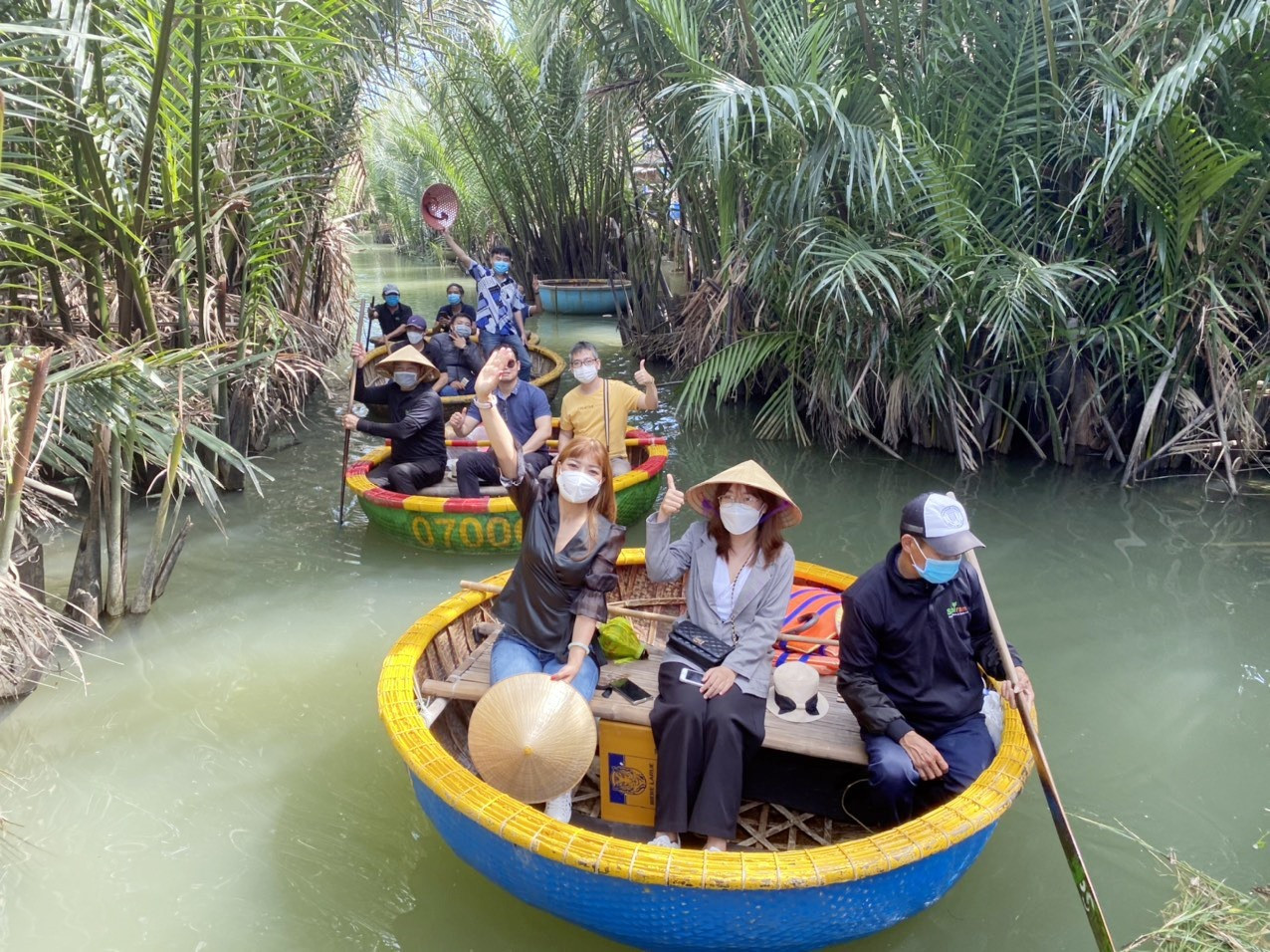 Bay Mau nipa palm forest, Hoi An city, Quang Nam province
