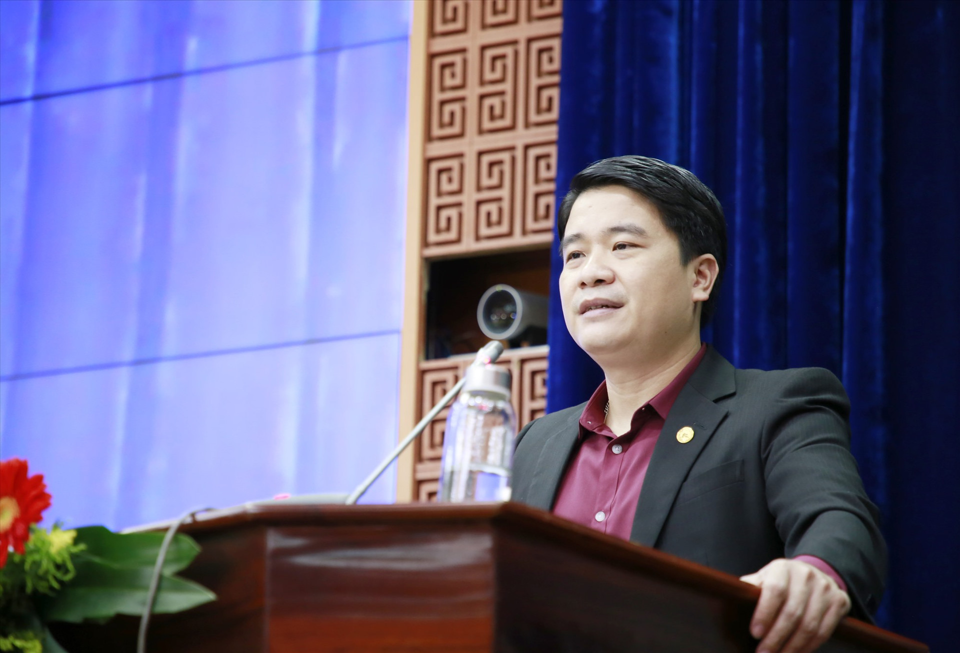 Phó Chủ tịch UBND tỉnh Trần Văn Tân yêu cầu tăng cường thanh, kiểm tra, xử lý vi phạm lĩnh vực tài nguyên - môi trường. Ảnh: T.C