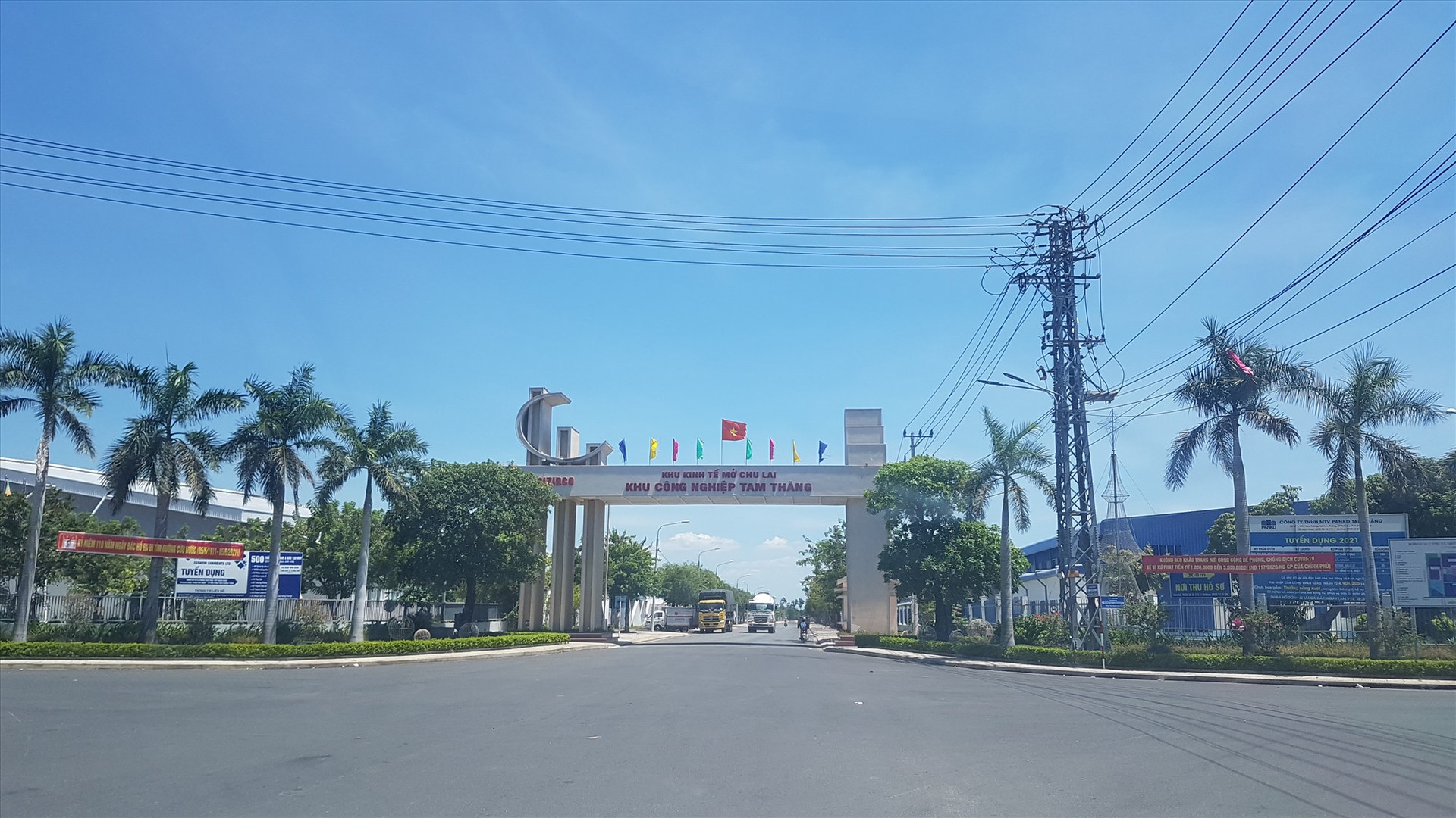 Công ty TNHH MTV phát triển hạ tầng khu công nghiệp Chu Lai là chủ đầu tư dự án KCN Tam Thăng mở rộng. Ảnh: D.L