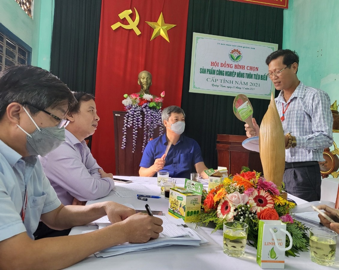 Năm 2021, Quảng Nam có 20 sản phẩm được công nhận sản phẩm công nghiệp nông thôn tiêu biểu. Ảnh: L.Q