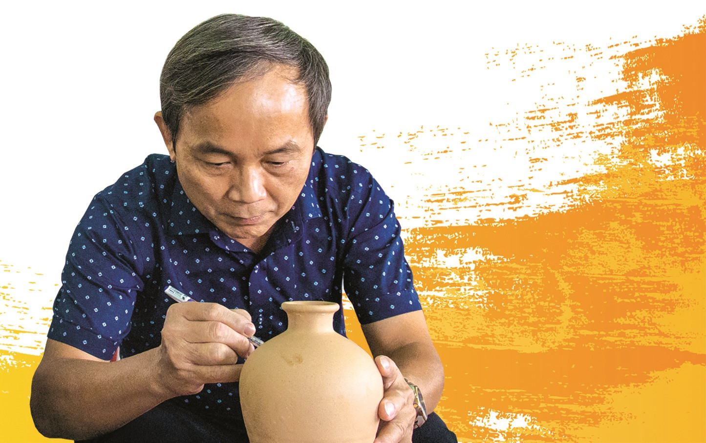 Nghệ nhân Trần Độ. Ảnh: H.K