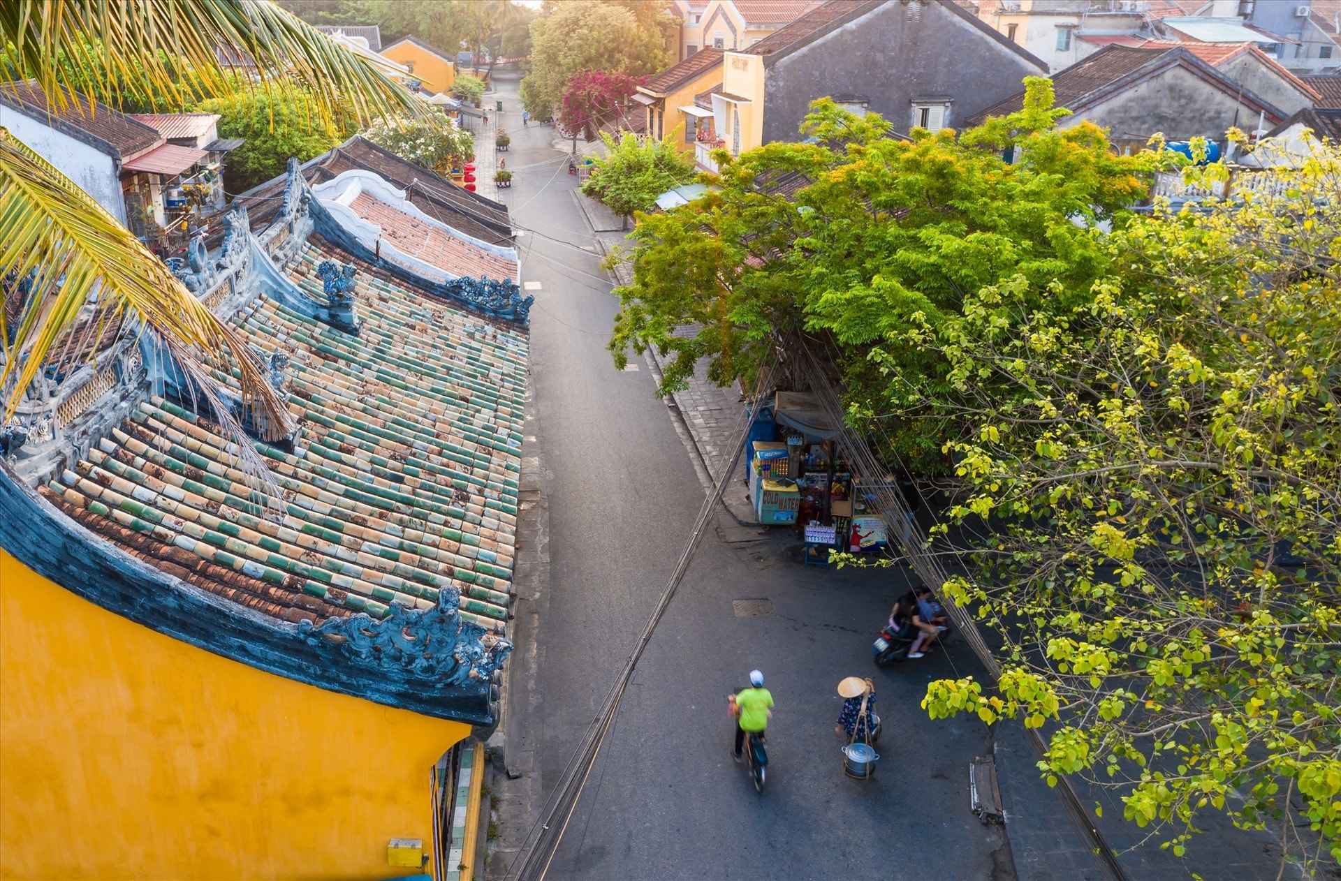 Hội An vắng lặng trong những ngày dịch Covid-19 hoành hành. Ảnh: Kim Liên