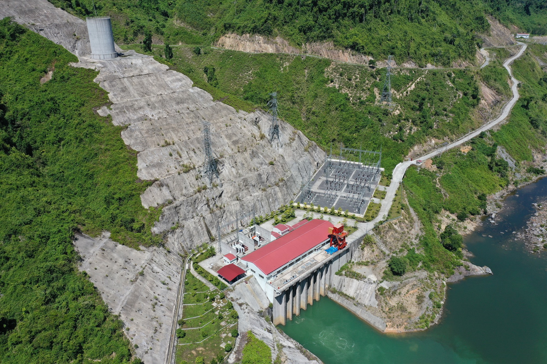 Nhà máy thủy điện Sông Bung 4. Ảnh: N.T.B