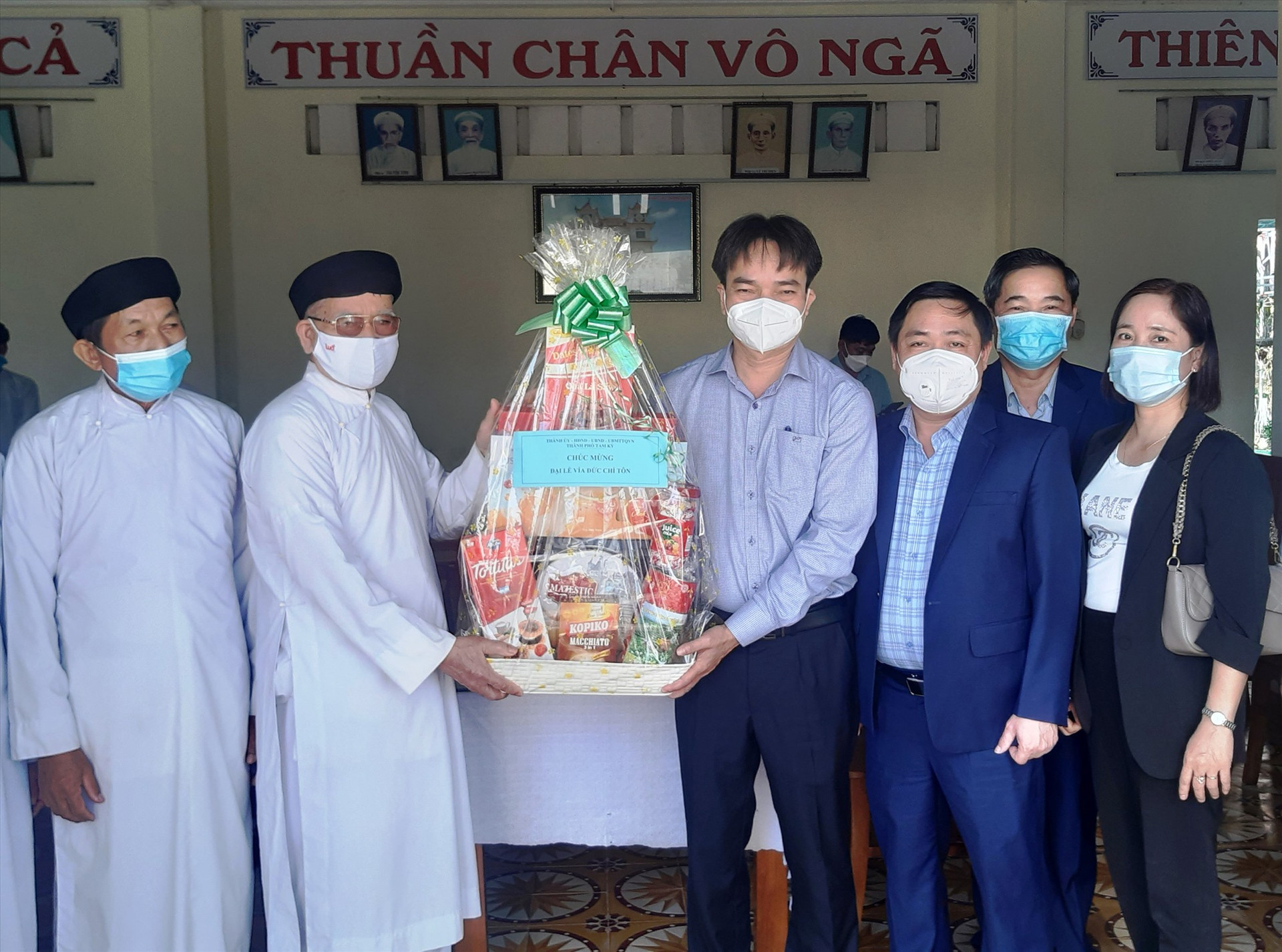 Thăm, chúc mừng Ban đại diện Hội thánh truyền giáo Cao đài tỉnh Quảng Nam
