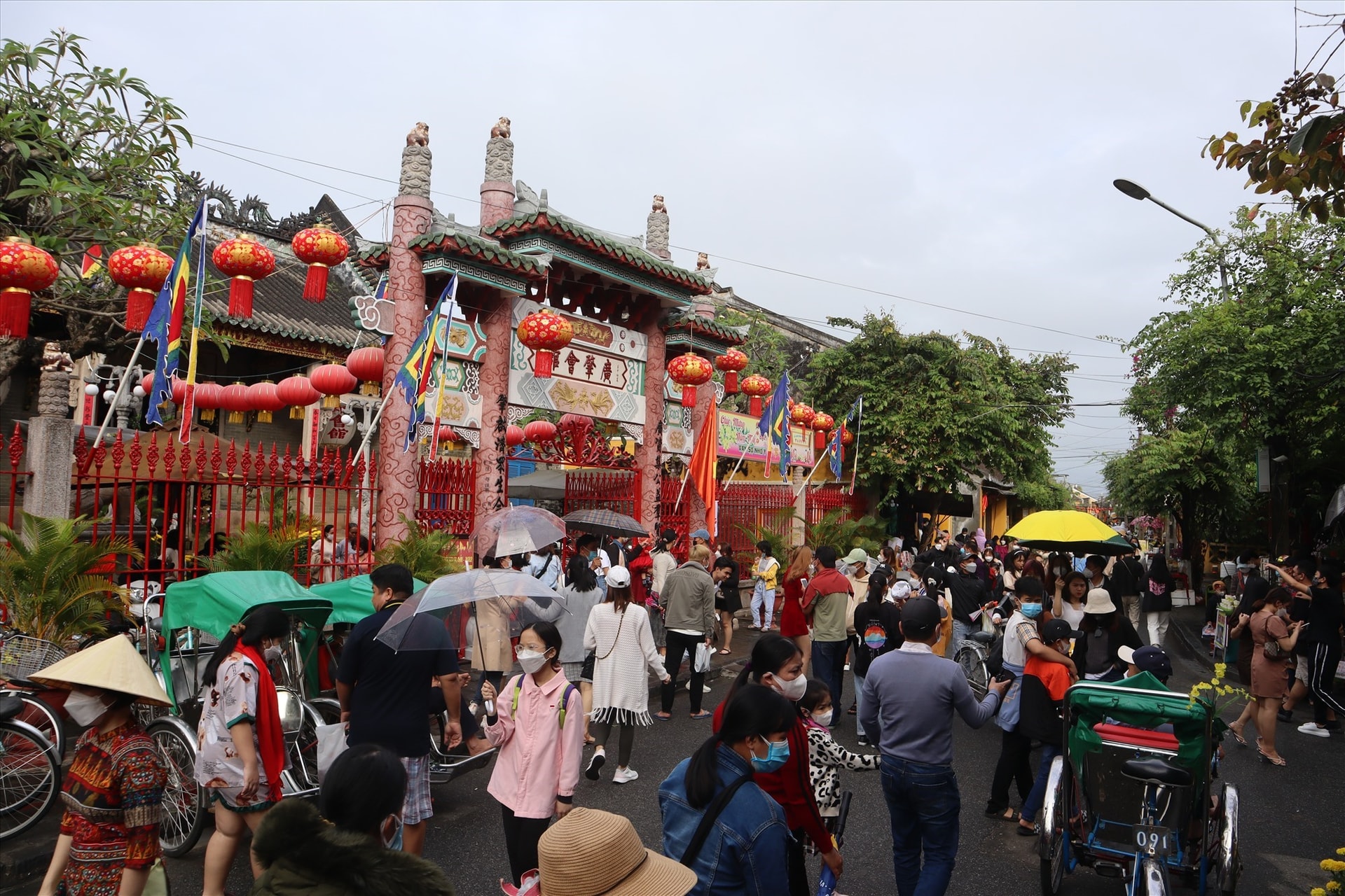 Hoi An city on Tet holidays