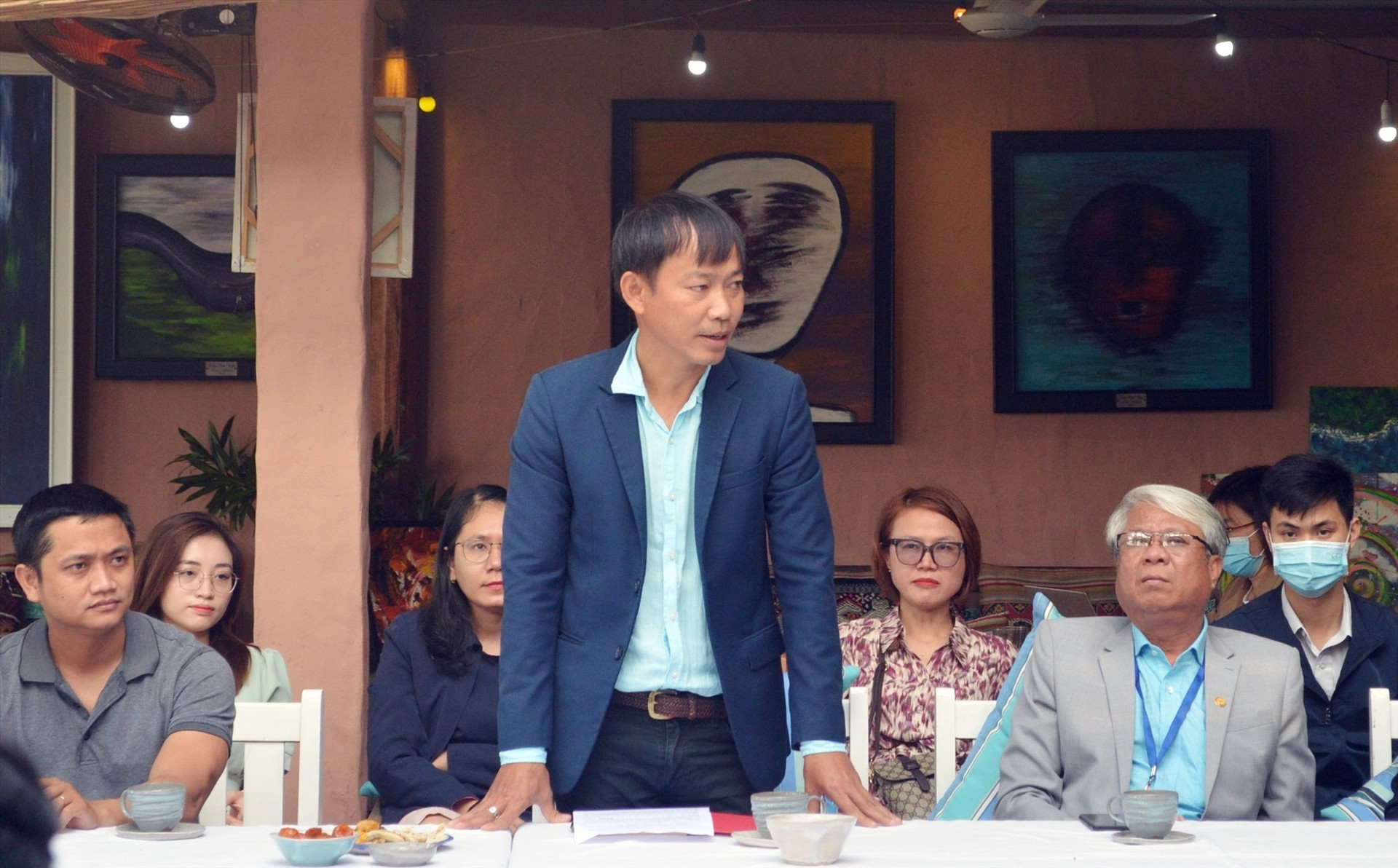 Ông Lê Ngọc Thuận mong muốn có môt không gian trưng bày các sản phẩm tái chế từ rác thải