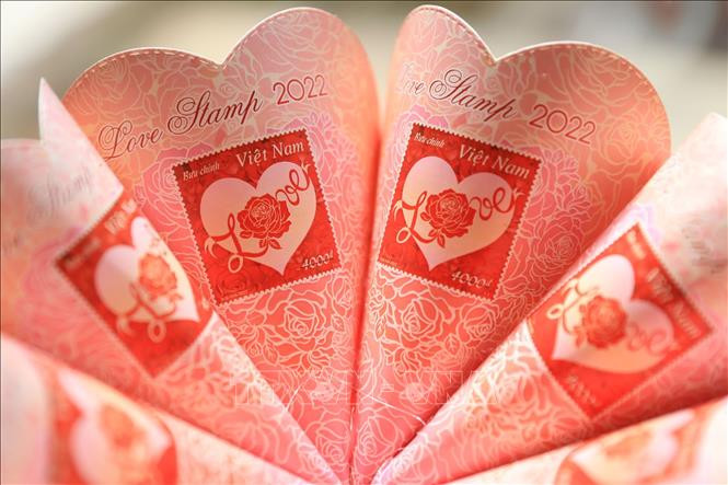 Mẫu bộ tem mới được phát hành. Ảnh: Minh Quyết/TTXVN