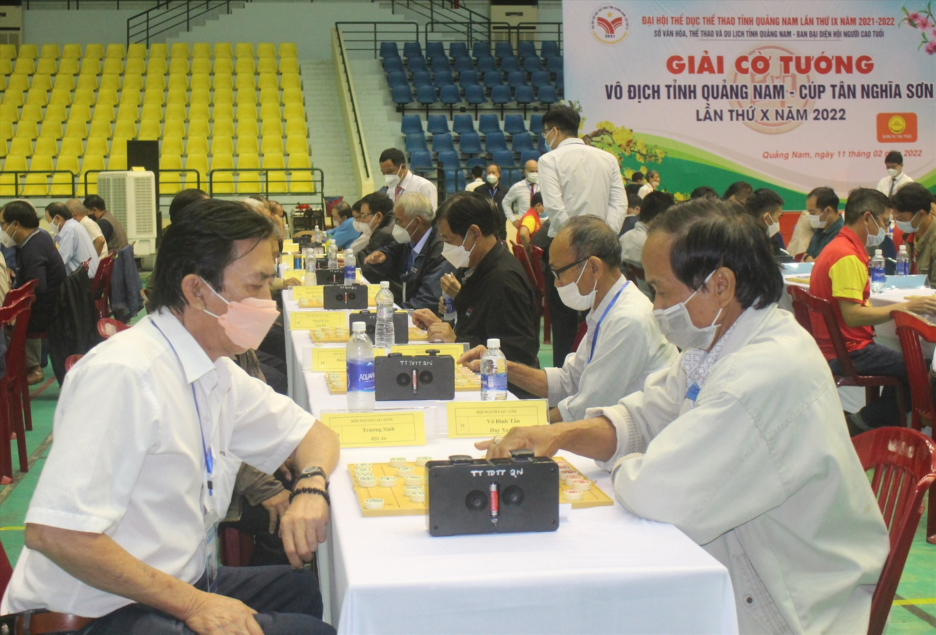 Giải cờ tướng vô địch tỉnh năm 2022 là môn đầu tiên của Đại hội TD-TT tỉnh Quảng Nam lần thứ IX. Ảnh: T.V