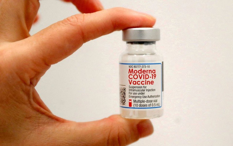 Vắc xin Moderna. Ảnh: Reuters