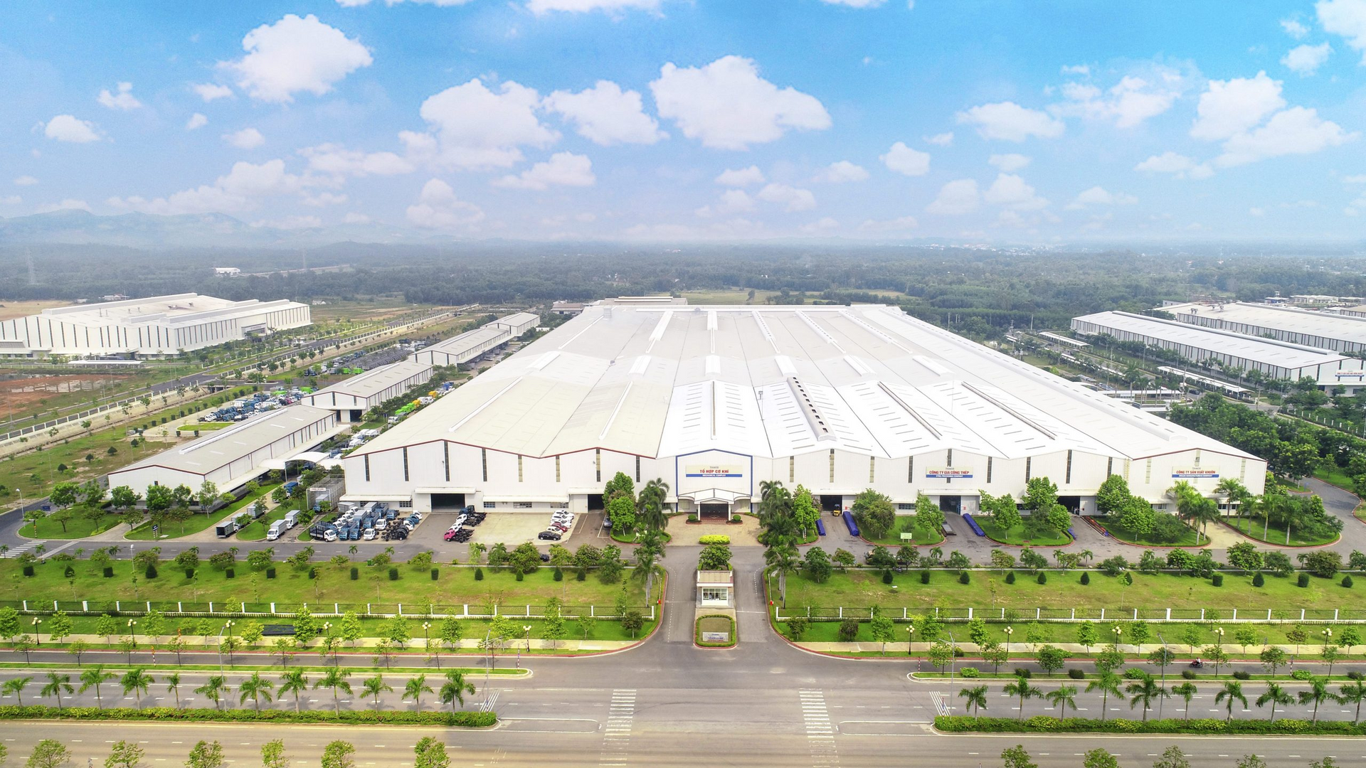 A part of Chu Lai - Truong Hai Industrial Park, a highlight of Quang Nam economic development.