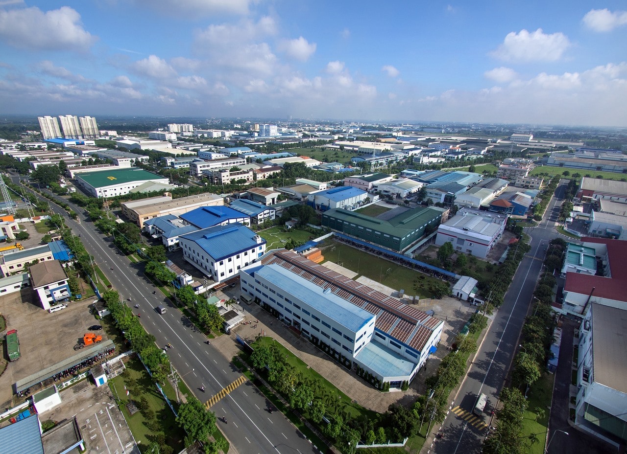 Khu công nghiệp Việt Nam - Singapore tại tỉnh Bình Dương. Ánh: Straits Times