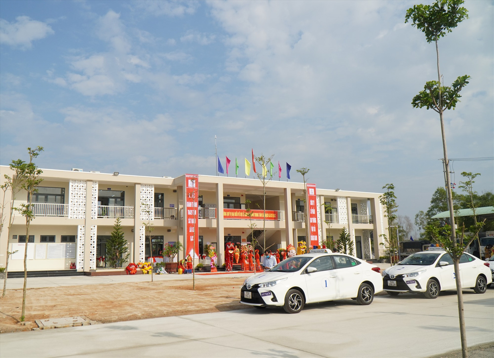 Trung tâm SHLX QJC mới khánh thành đầu năm 2022 tại Bình Nguyên, Thăng Bình. Ảnh: X.L