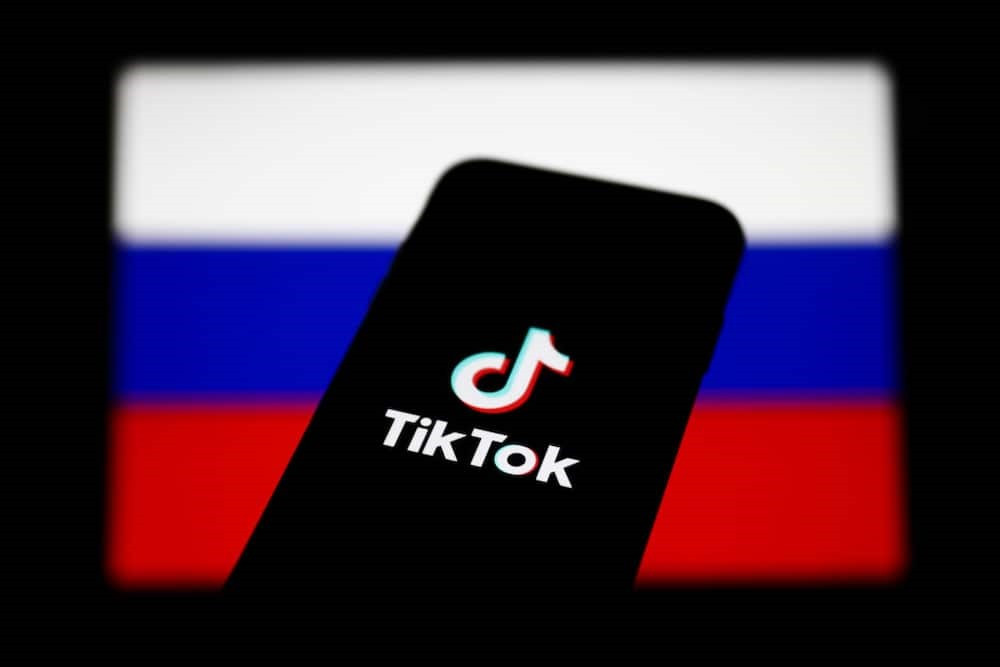 Cơ quan truyền thông Roskomnadzor của Nga kêu gọi TikTok xóa nội dung không phù hợp khỏi nền tảng. Ảnh: Getty Images