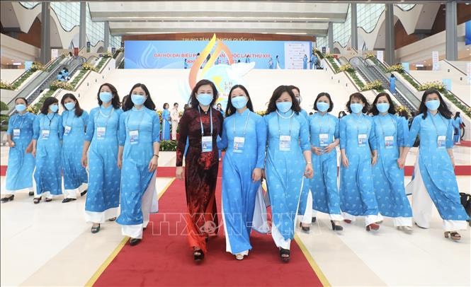 Các đại biểu về dự Đại hội. Ảnh: Lâm Khánh/TTXVN