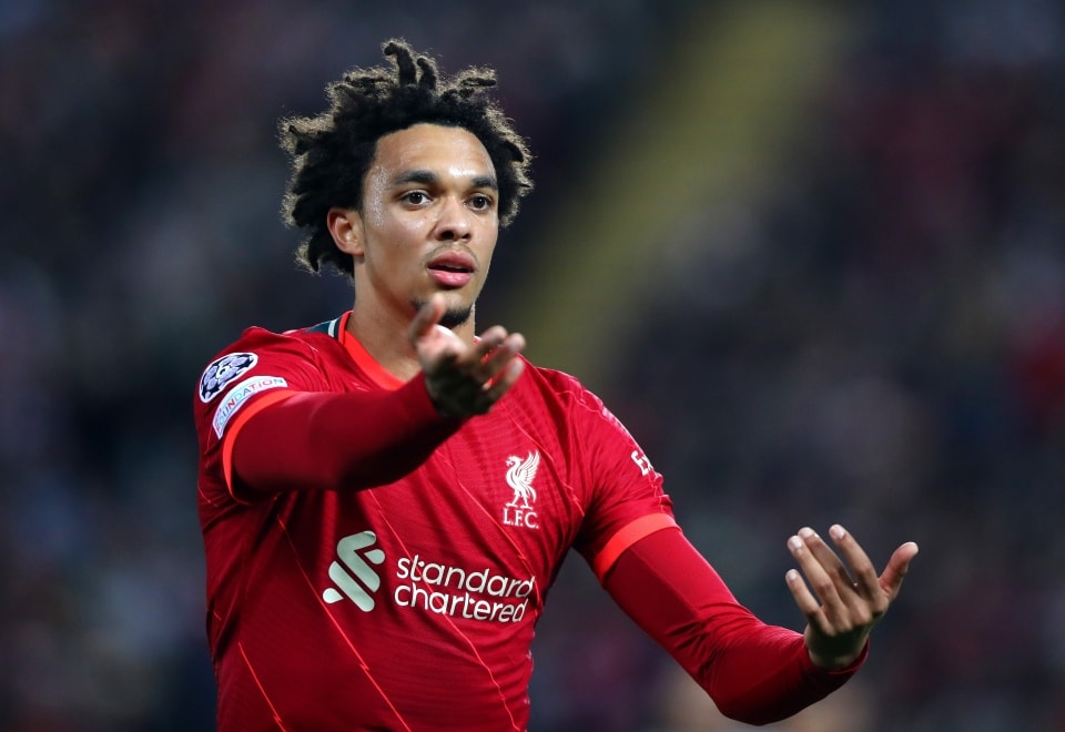 Hậu vệ cánh Trent Alexander-Arnold xuất sắc trong vai trò kiến tạo cho Liverpool. Ảnh: Getty Images