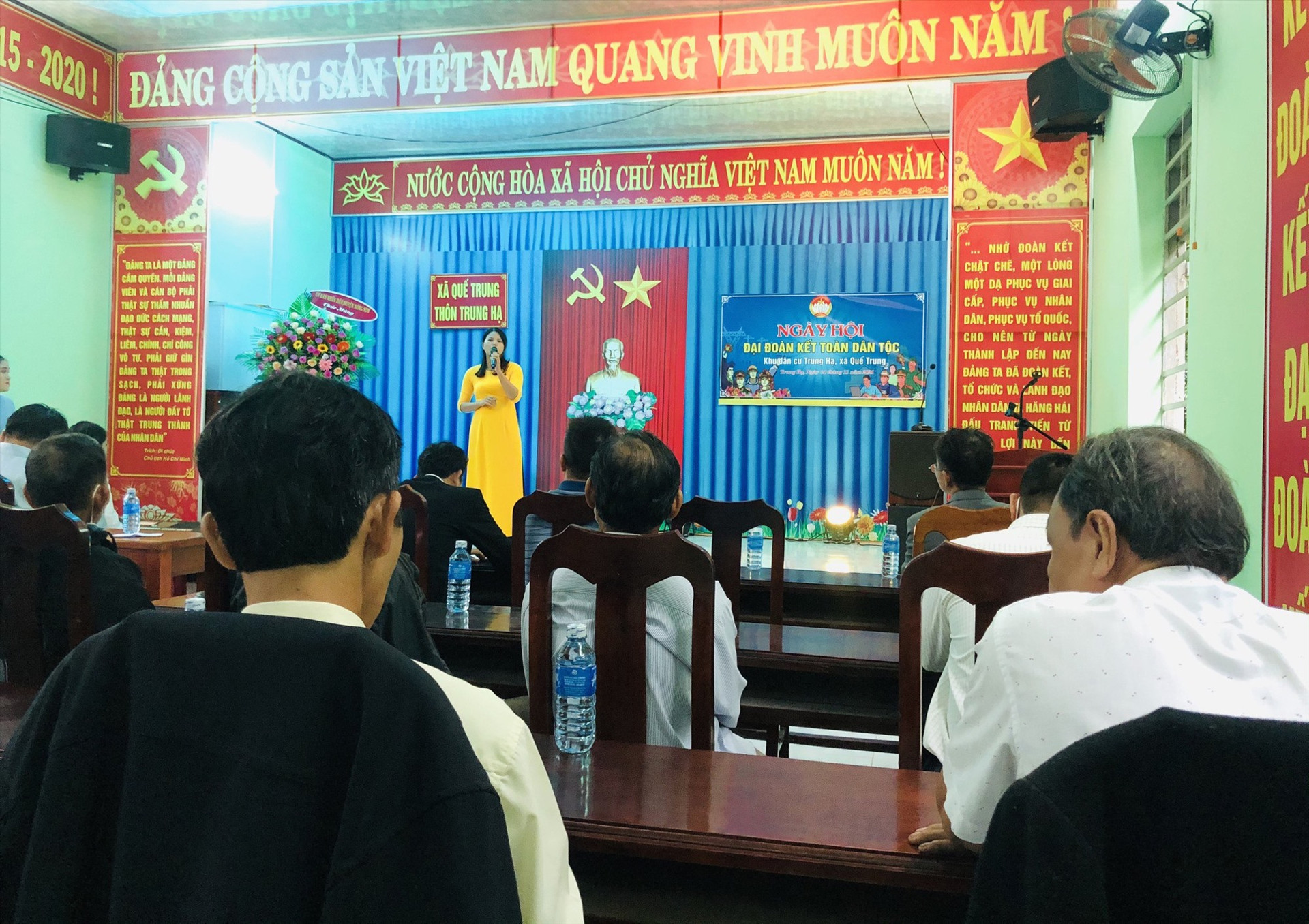 Đảng viên 213 ở thôn Trung Hạ (xã Quế Trung, Nông Sơn) tích cực, gương mẫu tham gia các hoạt động, phong trào ở địa phương. Ảnh: TÂM LÊ