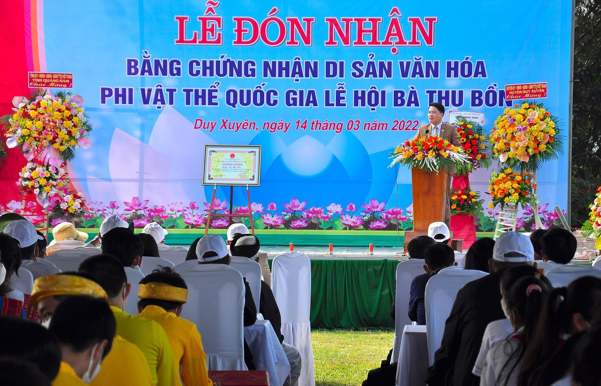 Deputy Chairman of the Quang Nam provincial People’s Committee Tran Van Tan at the event