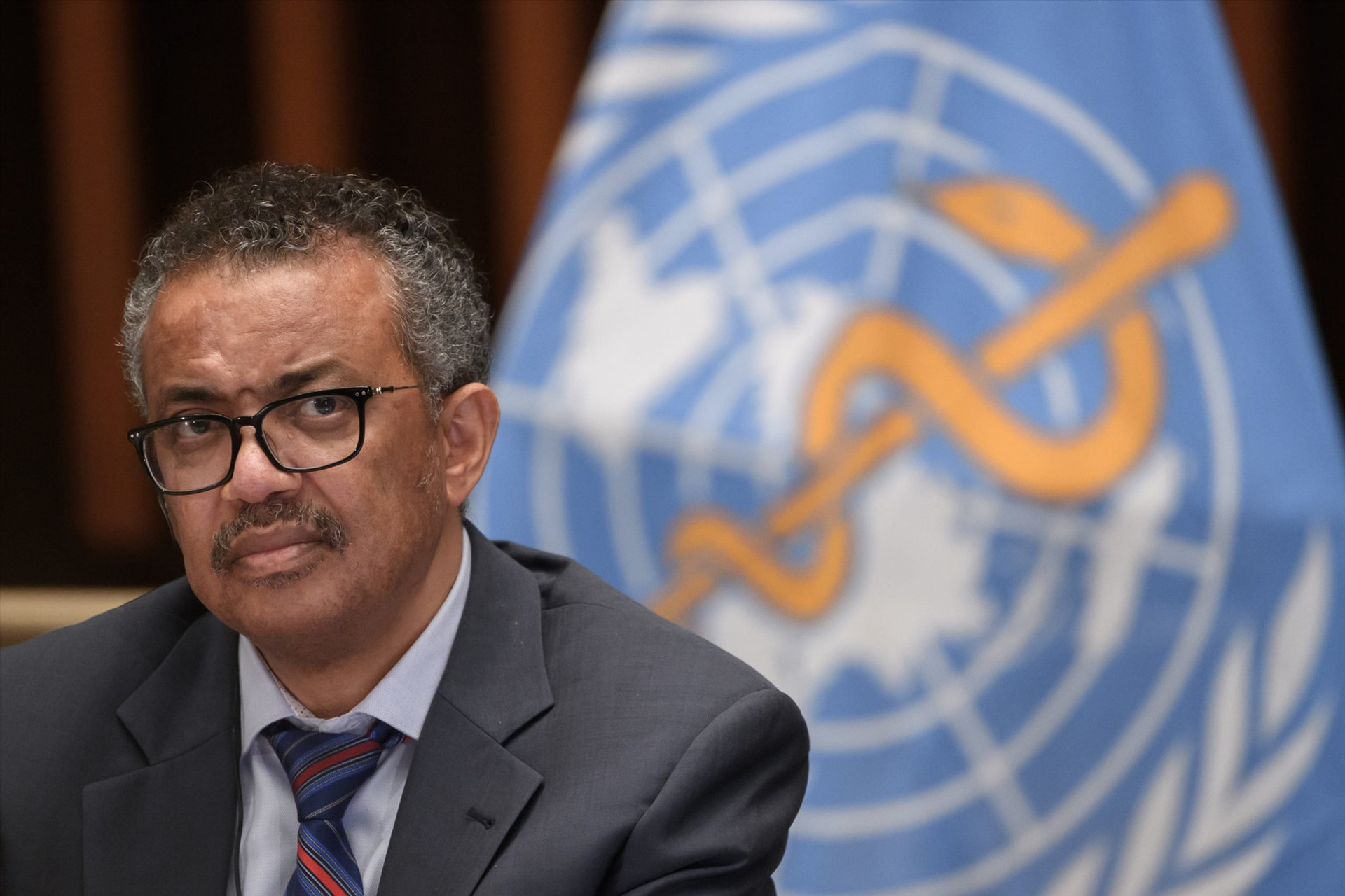 Tổng giám đốc WHO Tedros Adhanom Ghebreyesus lo ngại về nguy cơ mới của đại dịch Covid-19 khi số ca mắc tăng mạnh trở lại. Ảnh: AFP