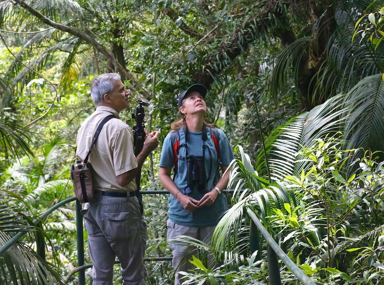 Các nhà khoa học trong chuyến khảo sát rừng tại Amazon. Ảnh: vtx.vt.edu