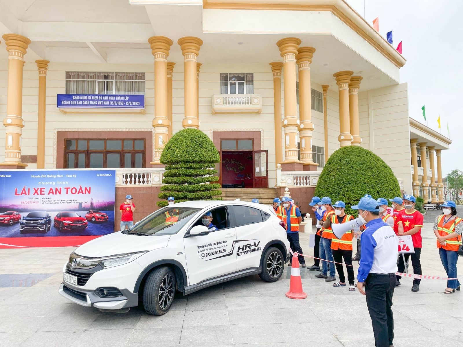 Honda Ôtô Quảng Nam - Tam Kỳ tổ chức thành công chương trình lái xe an toàn. Ảnh: HONDA